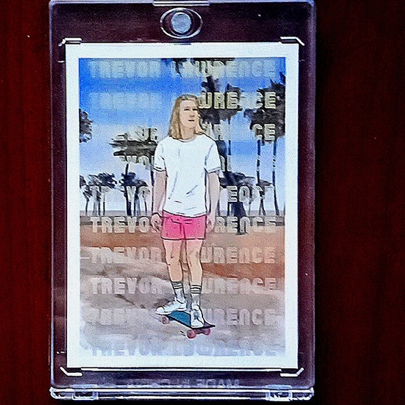 Trevor Lawrence rare RC art card from Topps - Picture 1 of 2